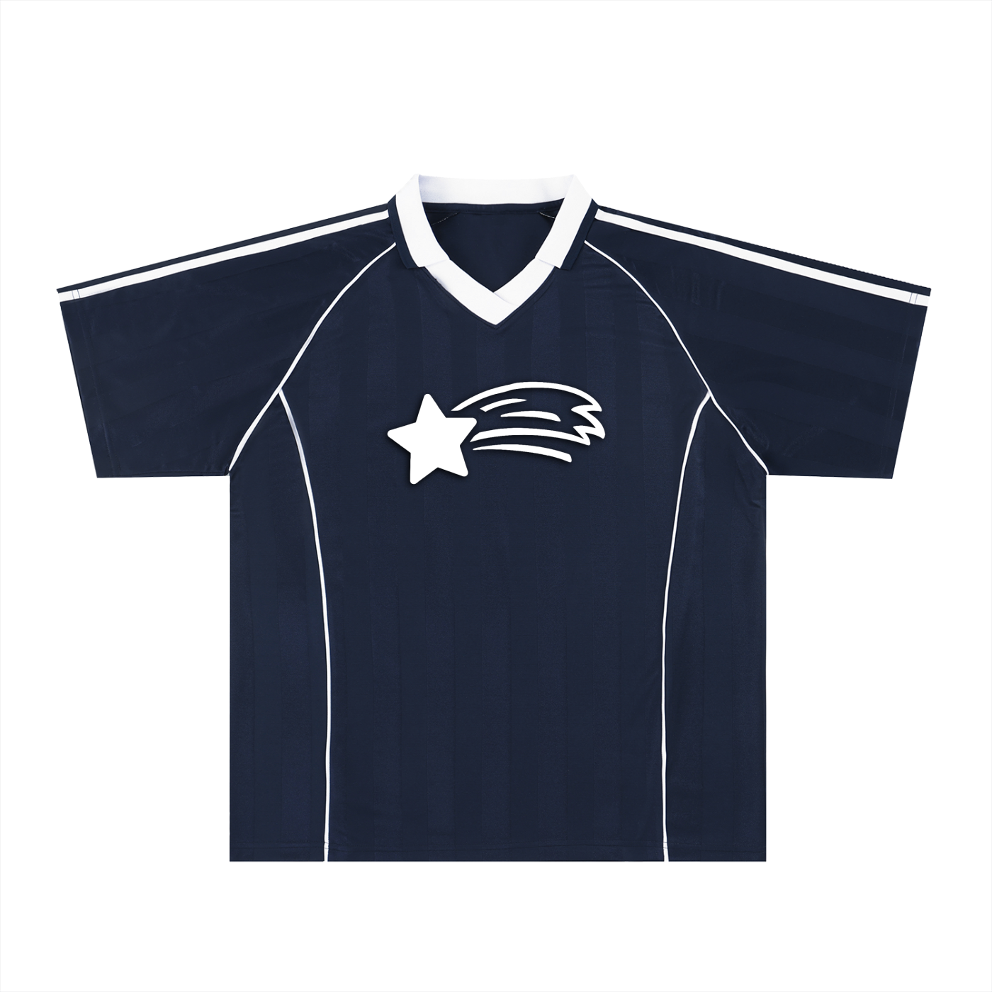 MountainStarGalaxy Shadow Stripe Collared Soccer Jersey