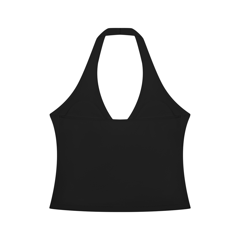 MountainStarGalaxy Women’s Ruched Halter Yoga Tank Top