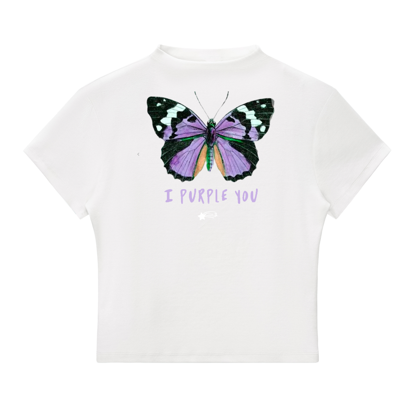 MountainStarGalaxy Women’s Essential Slim Fit Mock Neck T-Shirt White