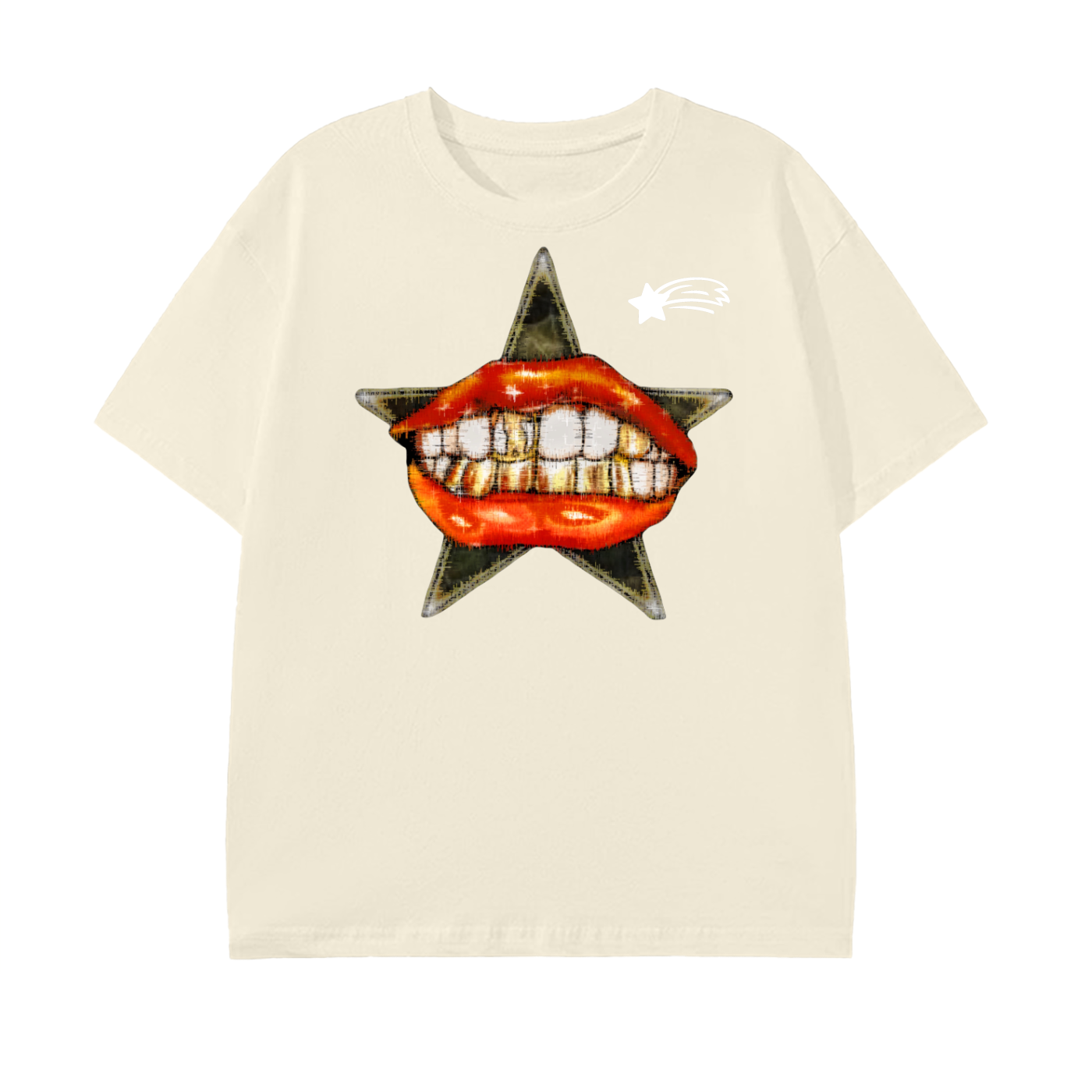 MountainStarGalaxy Pure Cotton Unisex T-Shirt Light Apricot