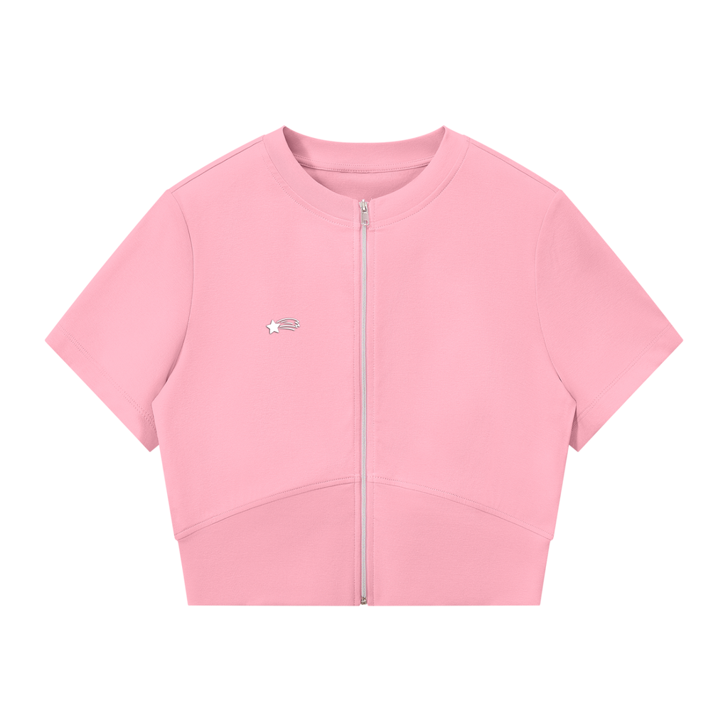 MountainStarGalaxy Women’s Paneling Full Zip T-Shirt