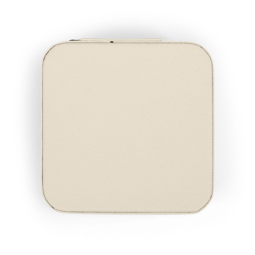 MountainStarGalaxy Travel Jewelry Case - Compact Pink Travel Jewelry Organizer with Ring Slots & Compartments