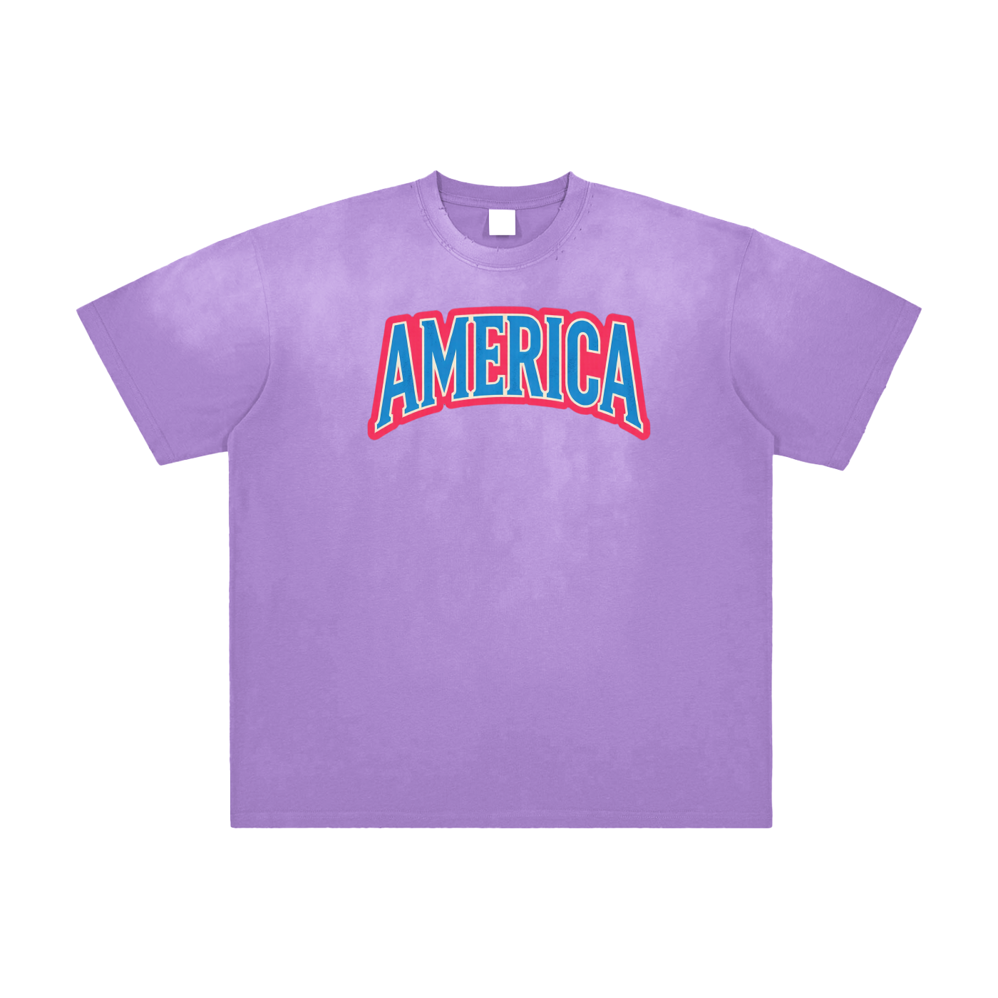 MountainStarGalaxy Unisex Vintage Washed Frayed Shirt Purple