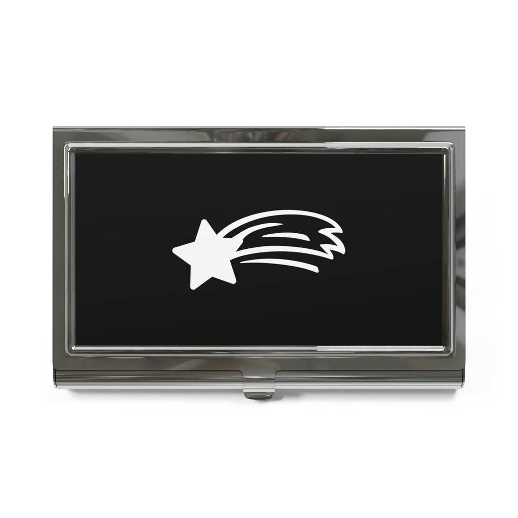 MountainStarGalaxy Metal Business Card Holder One size Silver Glossy