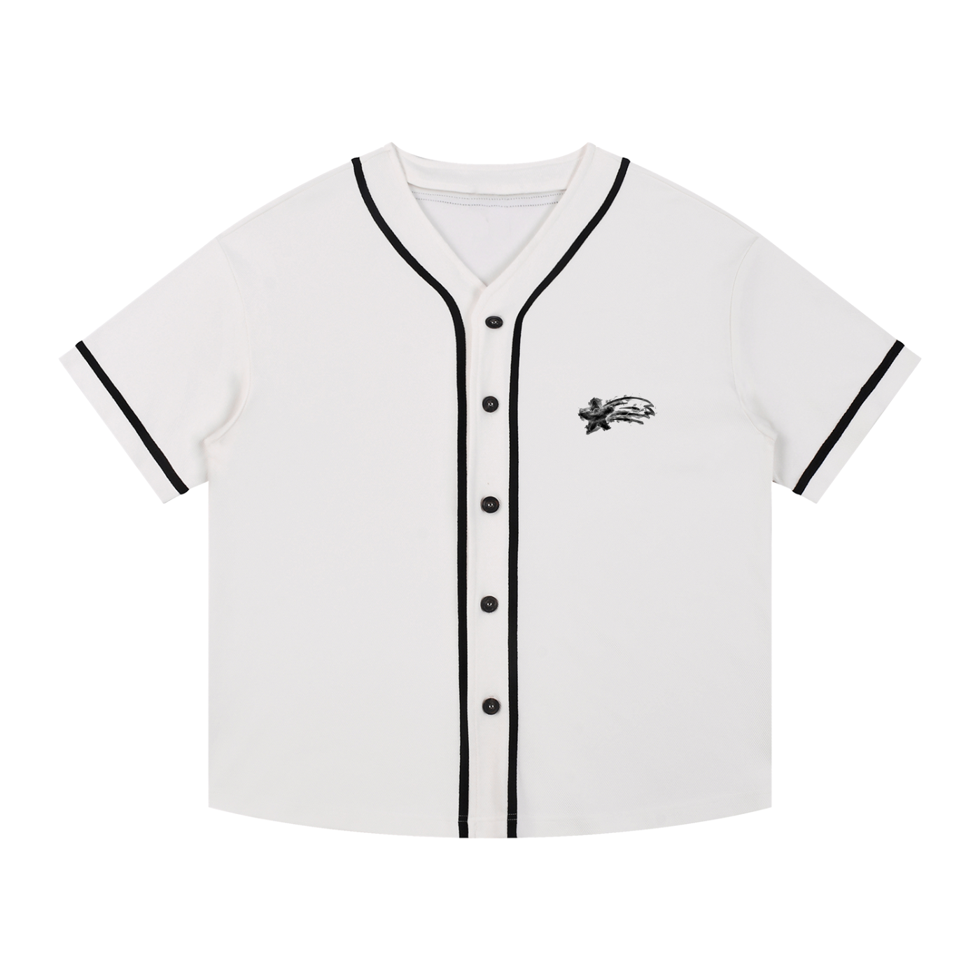 MountainStarGalaxy Contrast Piped Button-Up Jersey