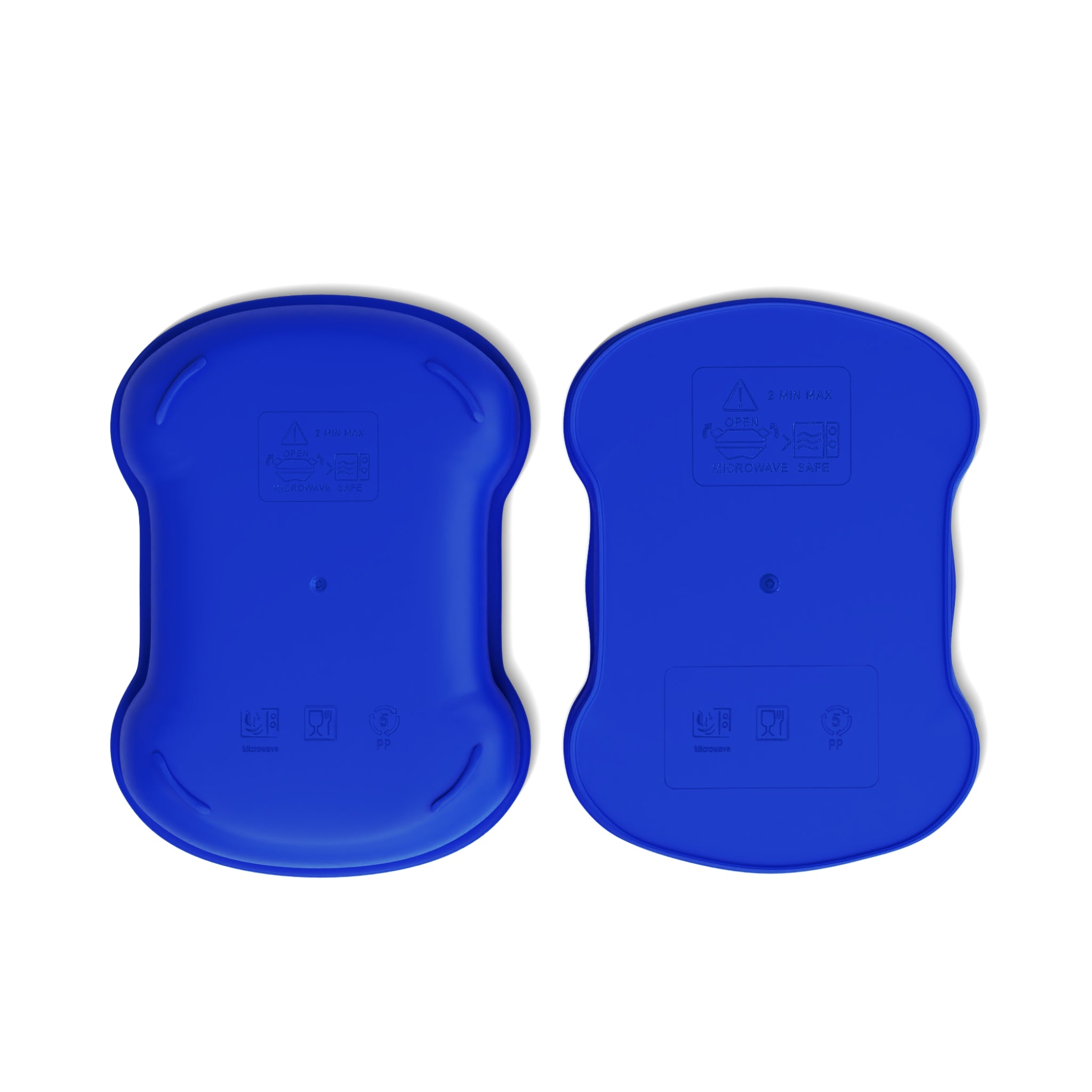 MountainStarGalaxy Blue Two-Tier Bento Box Lunchbox with Spoon – Leakproof Kids & Adult Meal Prep One size Blue