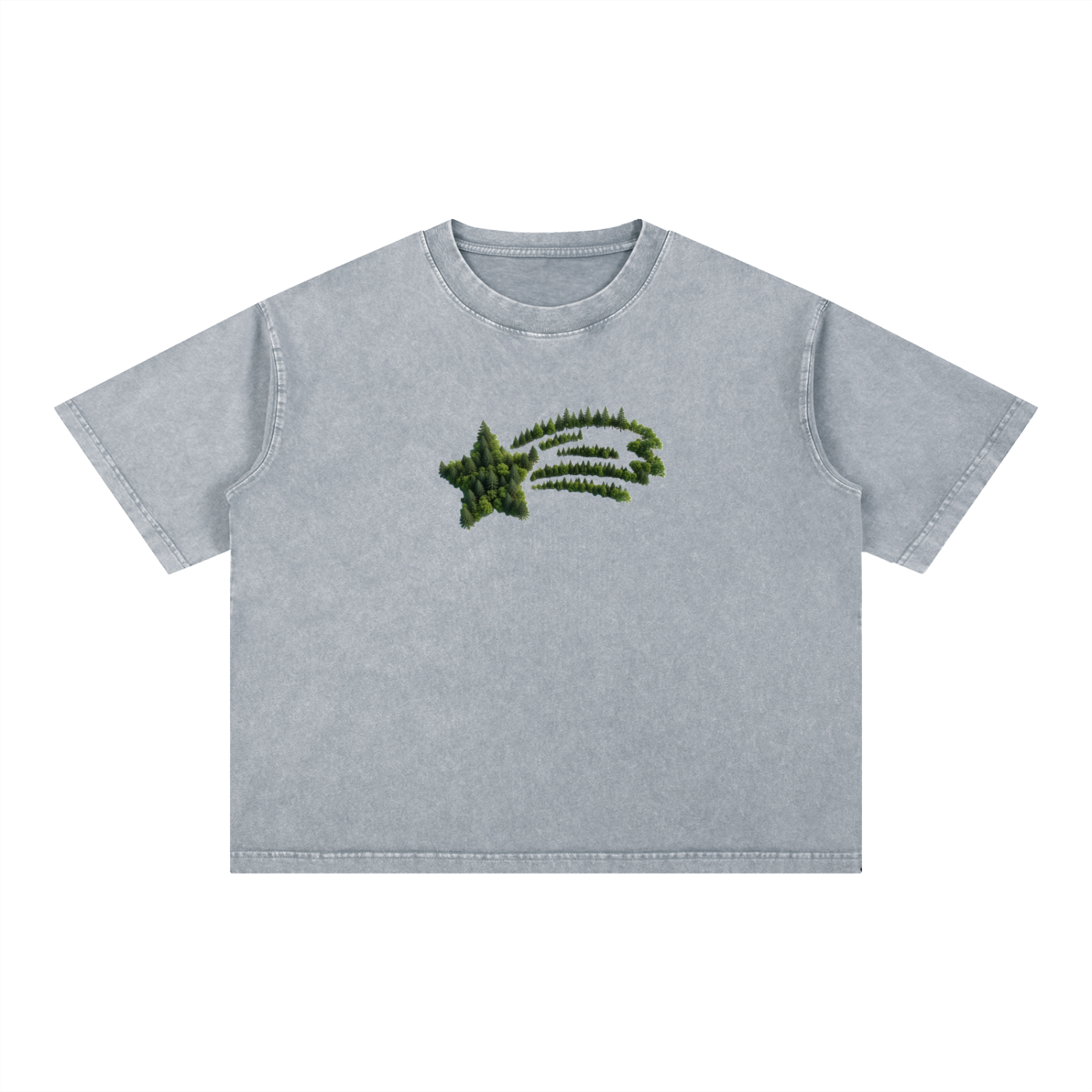 MountainStarGalaxy Mineral Wash Boxy Cotton T-Shirt