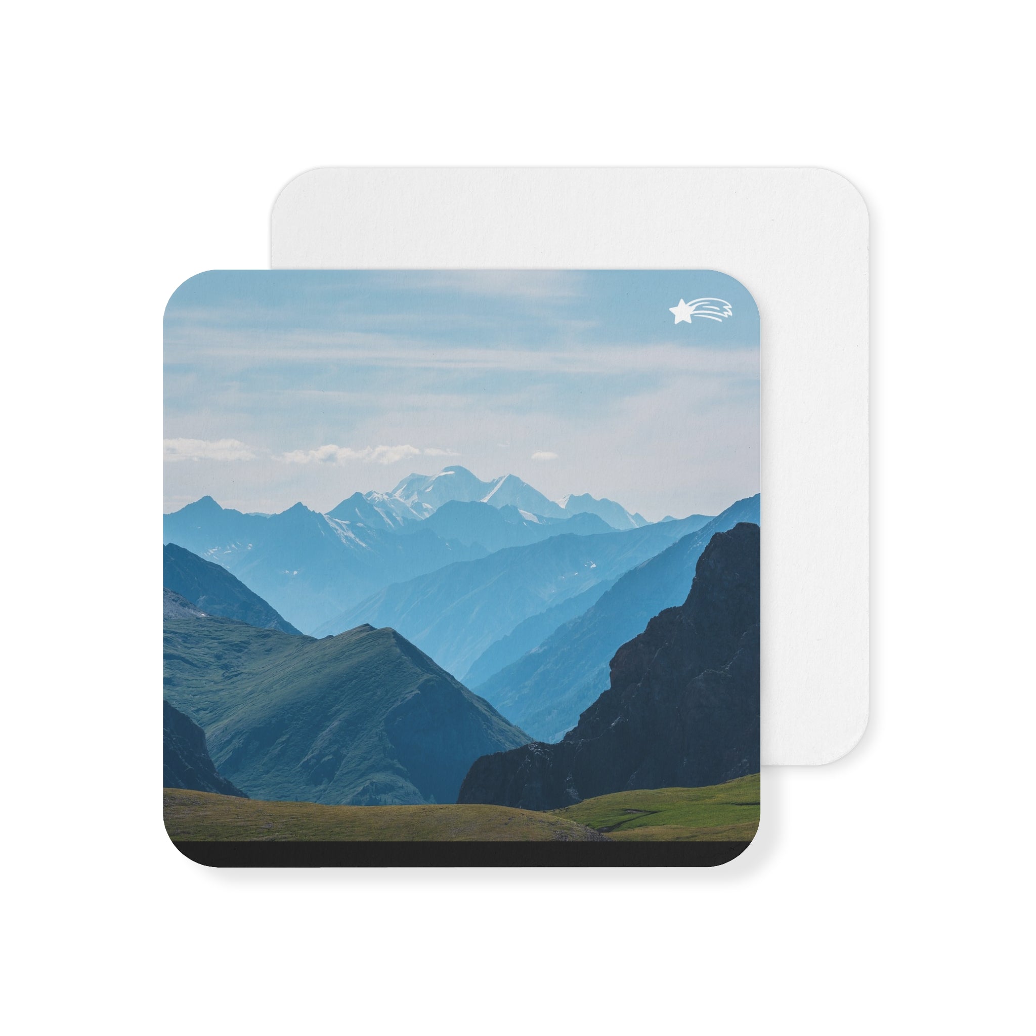 MountainStarGalaxy Landscape Coasters — Scenic Blue Ridge Drink Coasters (Pack of 50/100) 4" × 4" 100 piece