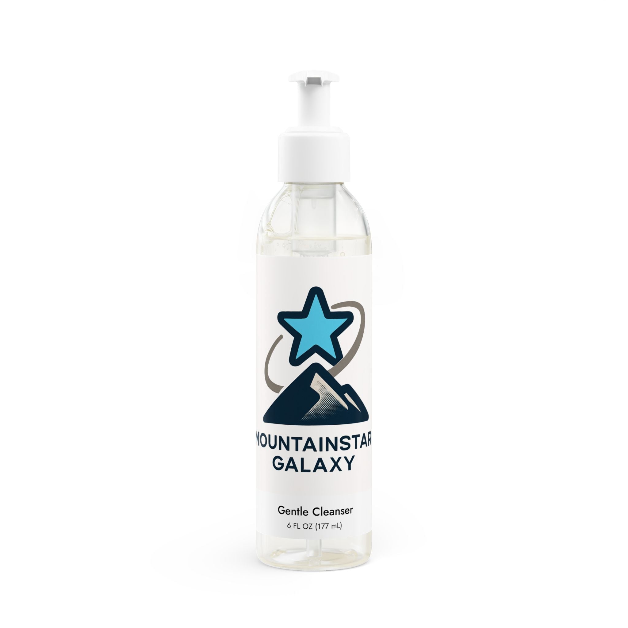 MountsinStarGalaxy Gentle Face and Body Cleanser, 6oz 6oz Clear bottle + white pump