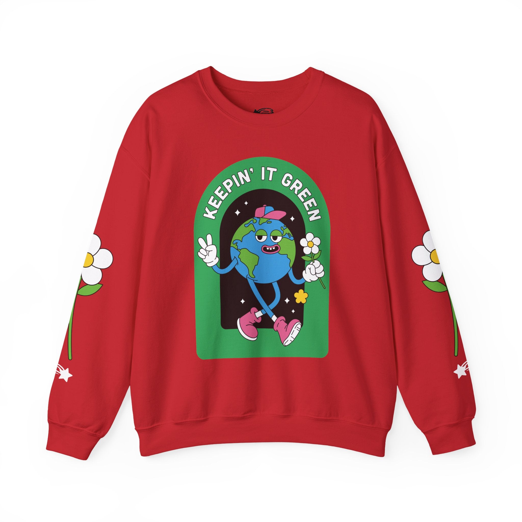 MountainStarGalaxy Unisex Sweatshirt Red