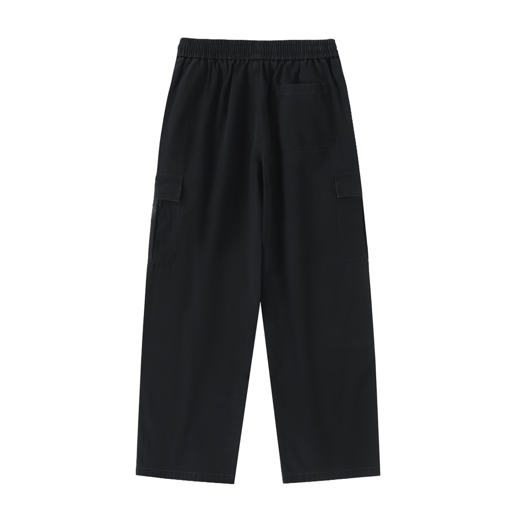 MountainStarGalaxy Men’s Drawstring Waist Straight-Leg Cargo Pants