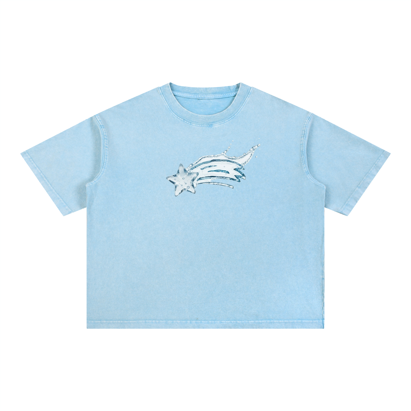 MountainStarGalaxy Mineral Wash Boxy Cotton T-Shirt