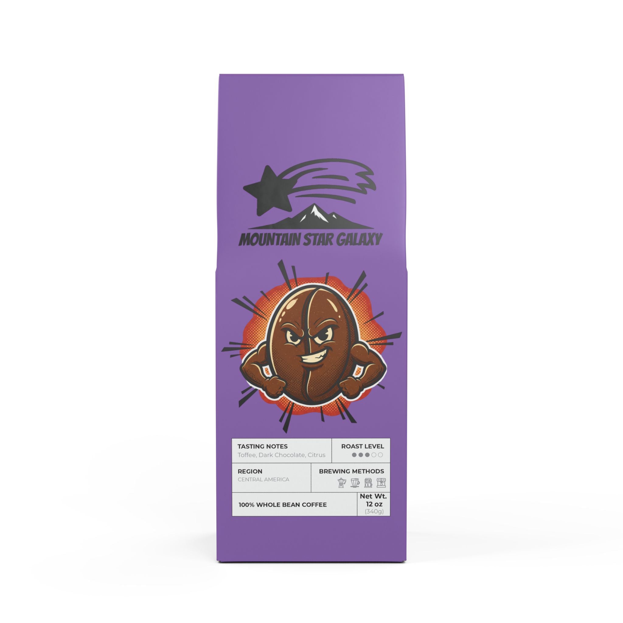 MountainStarGalaxy Rock Creek Coffee Blend (Medium Roast) Whole Bean 12oz