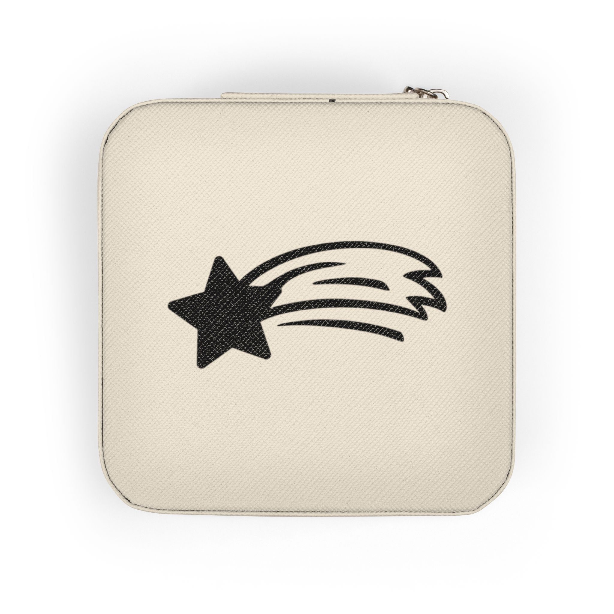 MountainStarGalaxy Travel Jewelry Case - Compact Pink Travel Jewelry Organizer with Ring Slots & Compartments