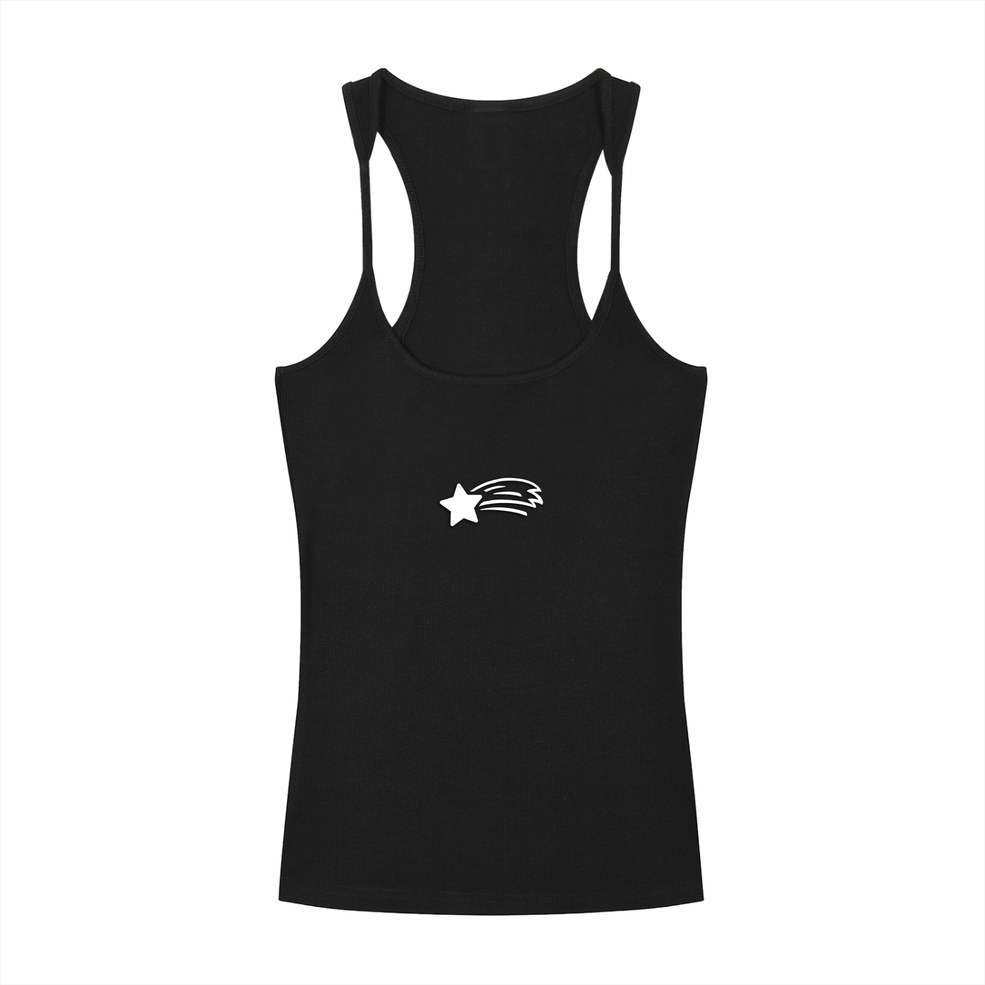 MountainStarGalaxy Women’s Slim Fit Ribbed Racerback Tank Top