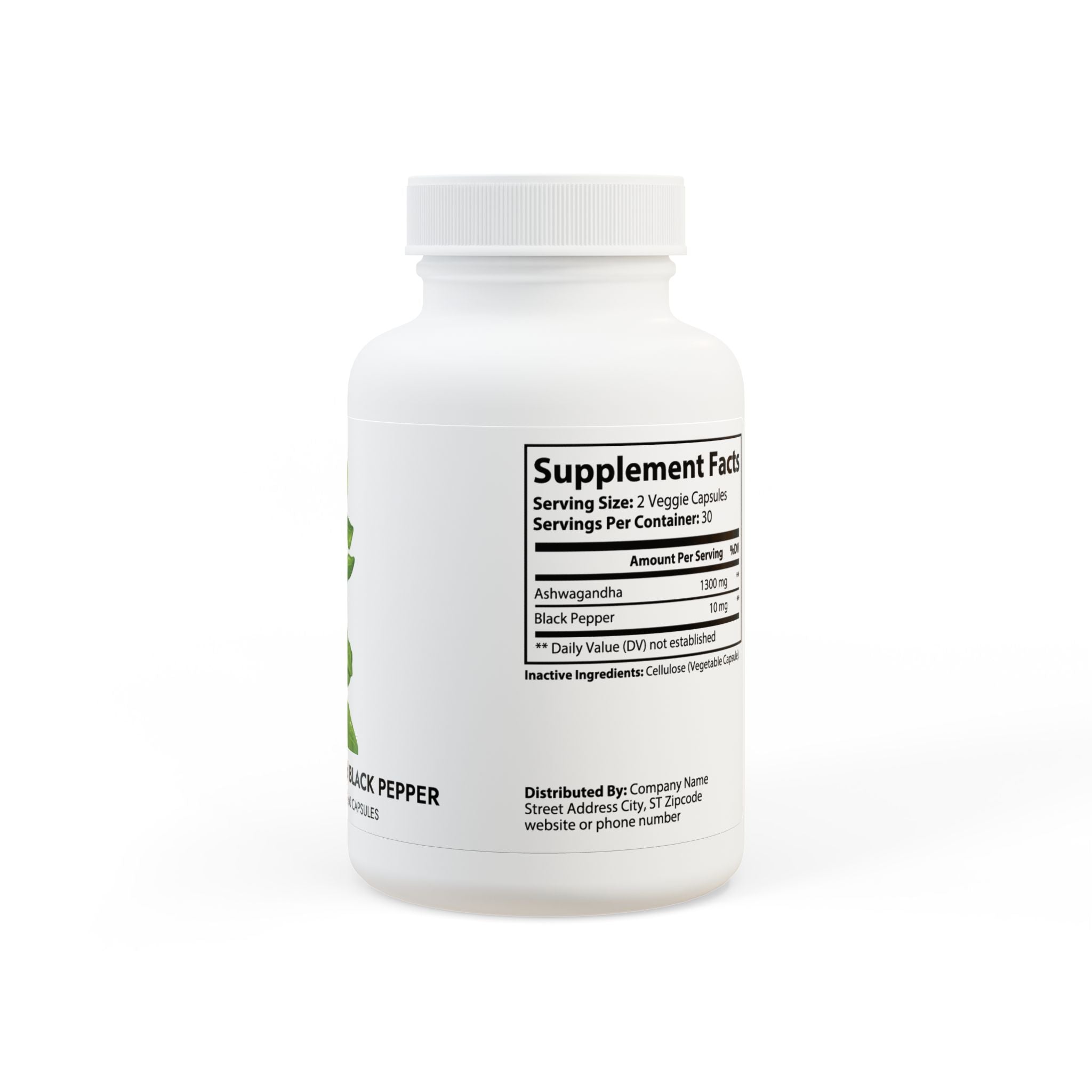 MountainStarGalaxy Ashwagandha and Black Pepper Supplement (60 capsules)