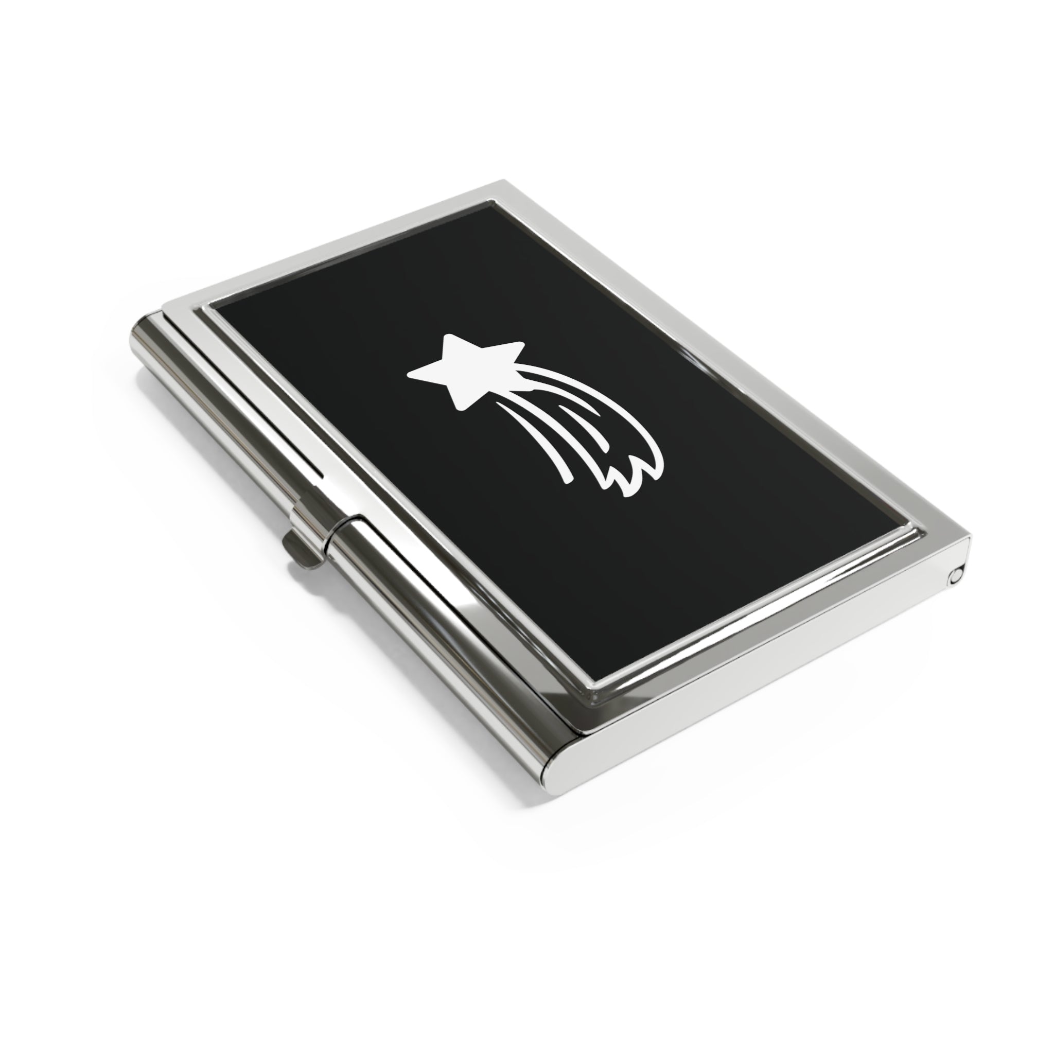 MountainStarGalaxy Metal Business Card Holder One size Silver Glossy