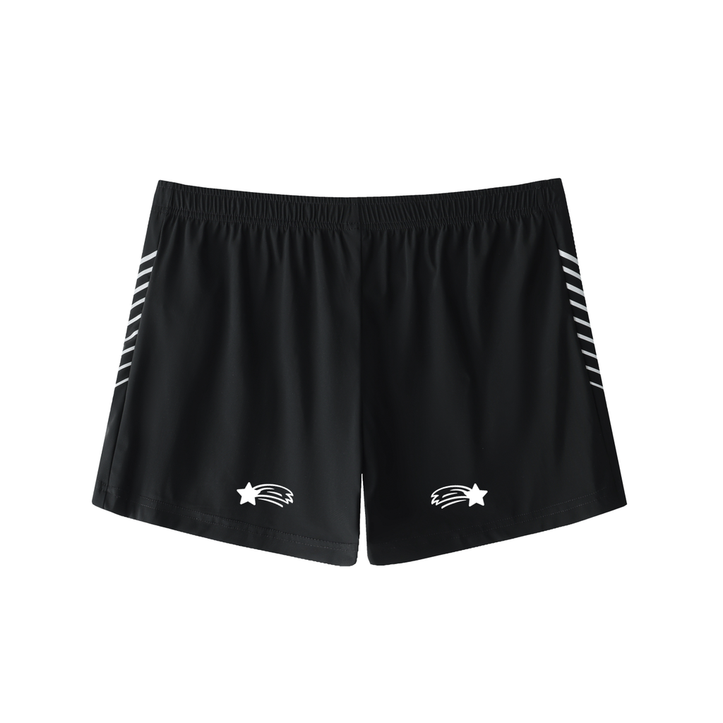 MountainStarGalaxy Men's Side-Stripe Performance Shorts Black