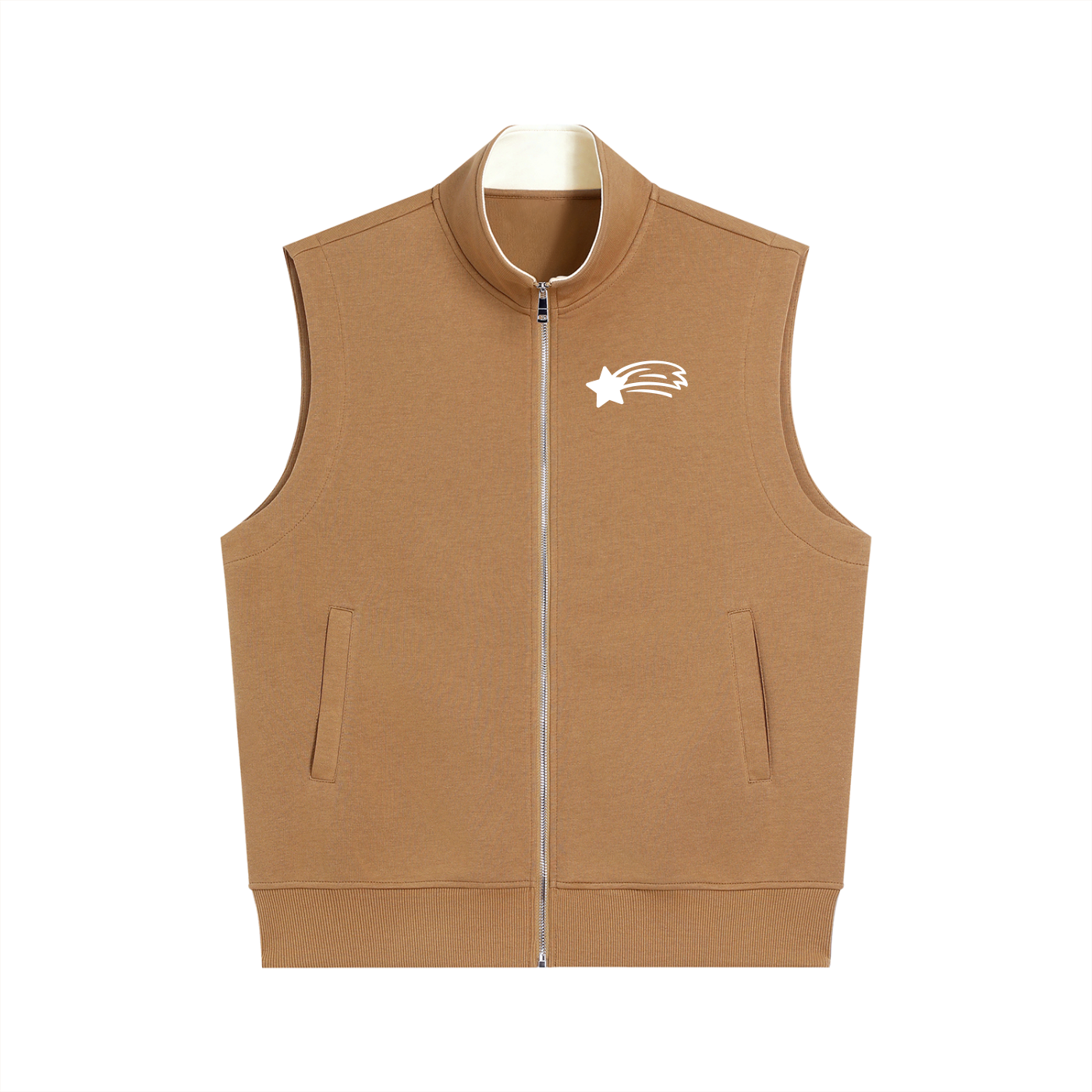 MountainStarGalaxy Essential Heavyweight Vest Khaki