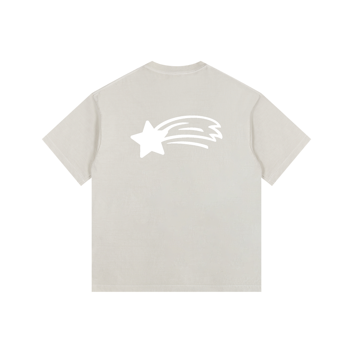 MountainStarGalaxy Unisex Vintage Washed Oversized Cotton Shirt Light Apricot