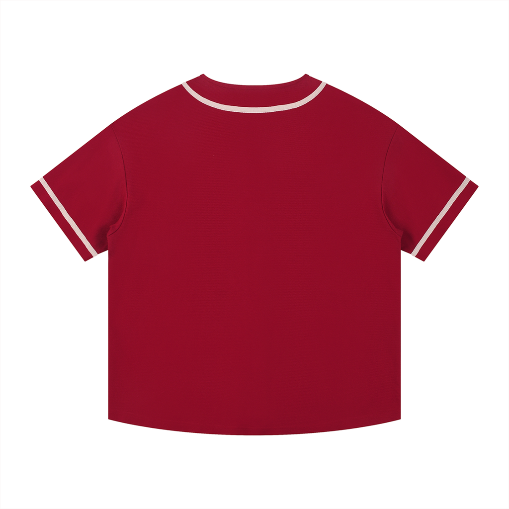 MountainStarGalaxy Contrast Piped Button-Up Jersey