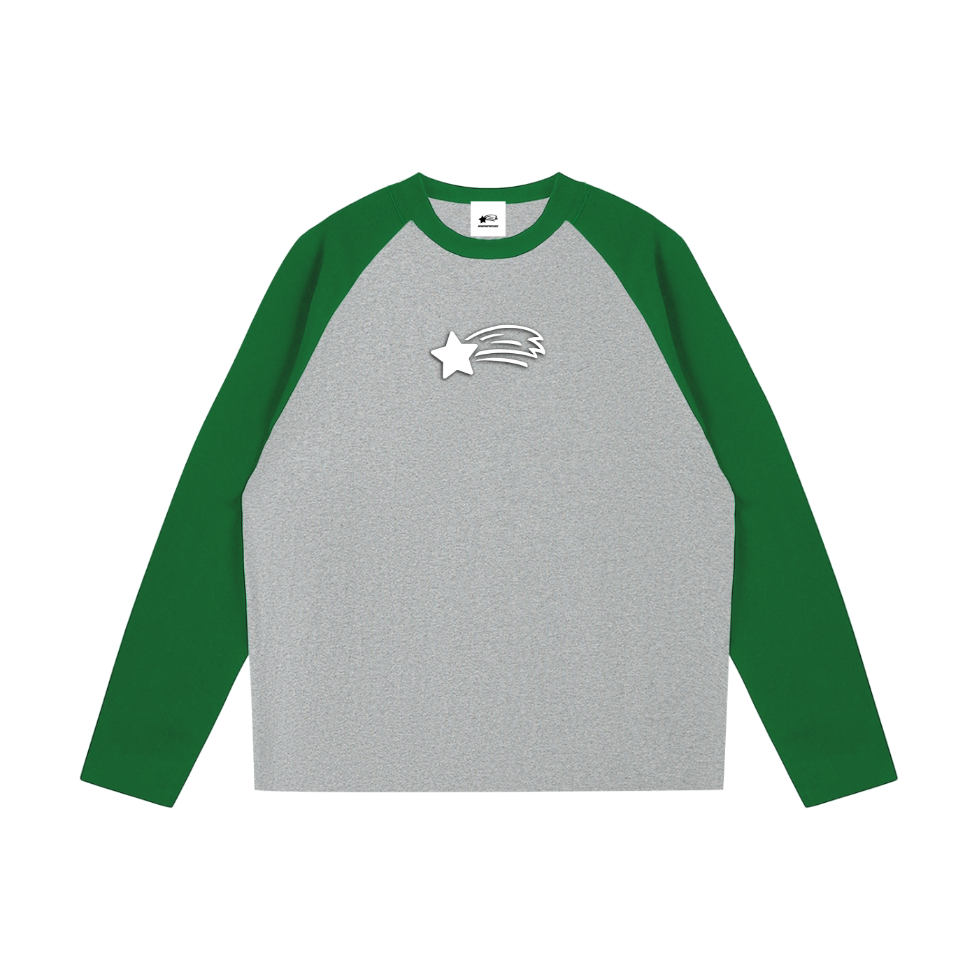 MountainStarGalaxy unisex Color-Blocked Raglan Long-Sleeve T-Shirt