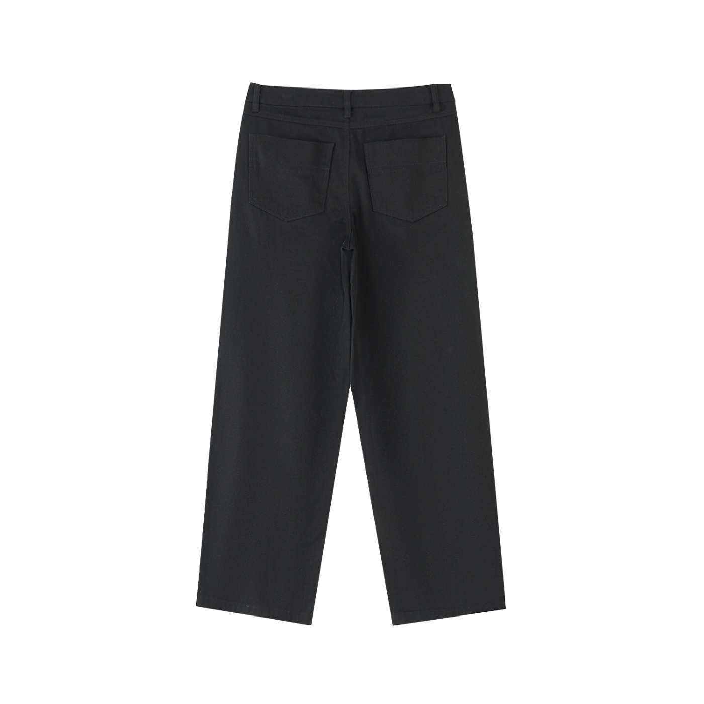 MountainStarGalaxy Men’s Heavyweight Cotton Straight-Leg Pants Black