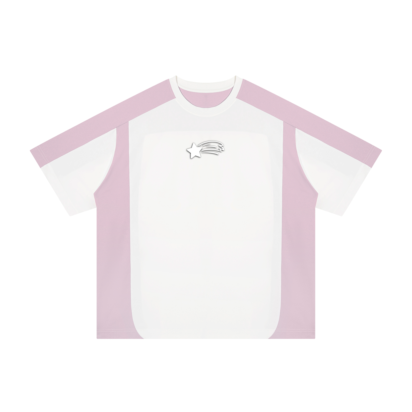 MountainStarGalaxy Color Block Loose T-Shirt