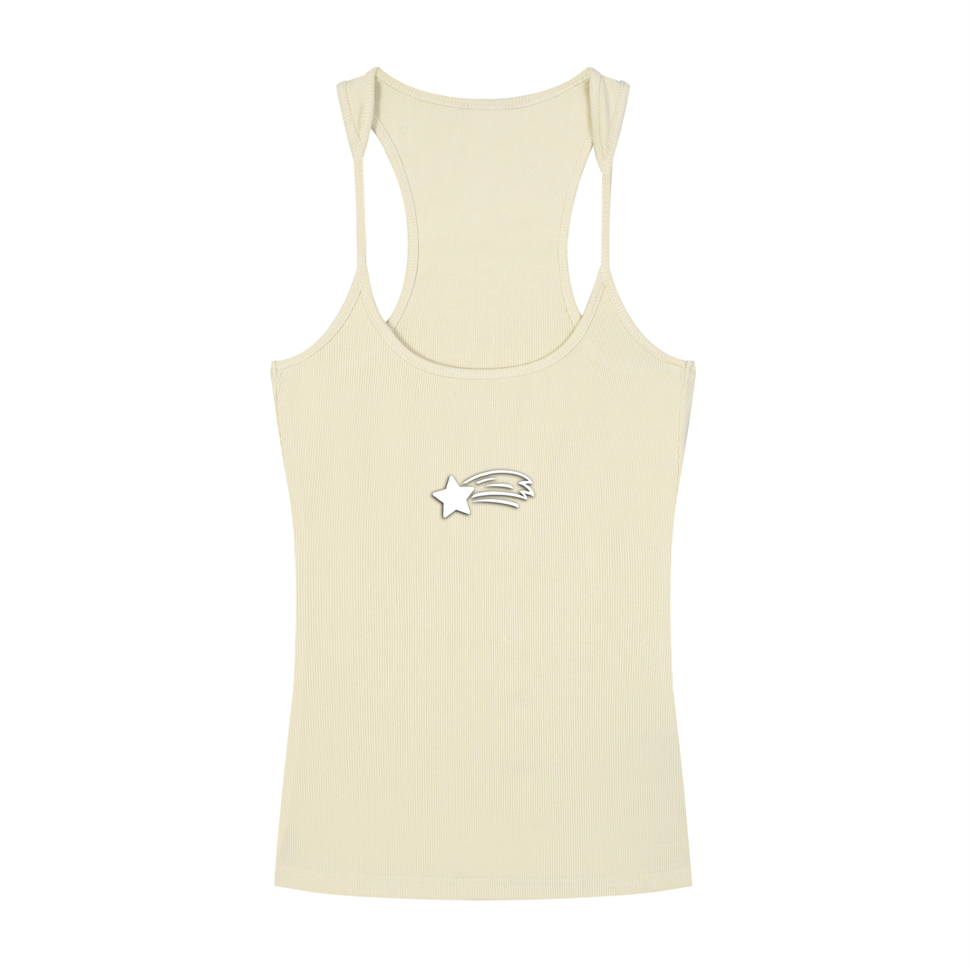MountainStarGalaxy Women’s Slim Fit Ribbed Racerback Tank Top