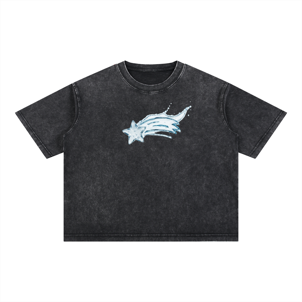 MountainStarGalaxy Mineral Wash Boxy Cotton T-Shirt