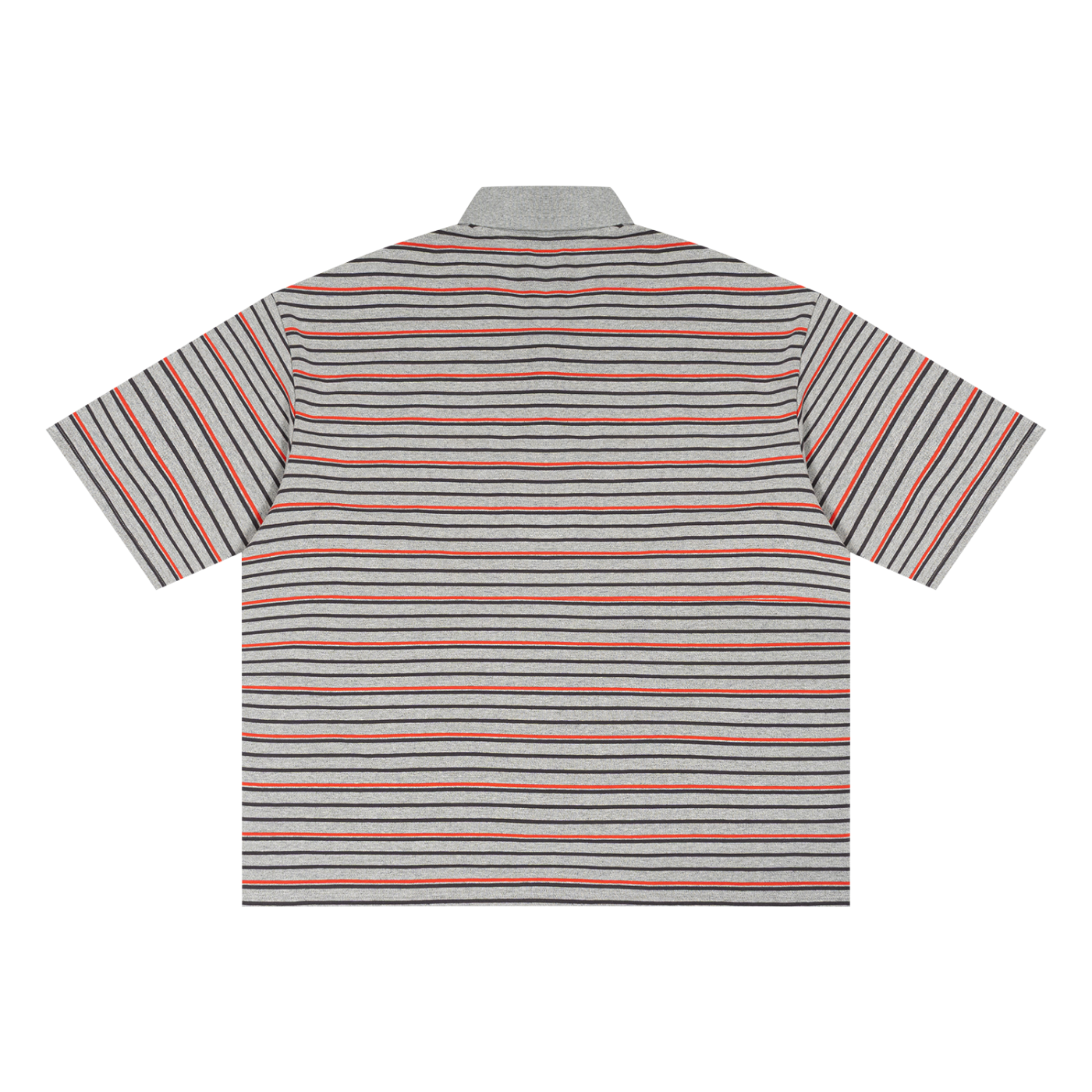 MountainStarGalaxy Unisex Striped Boxy Collared Polo Shirt