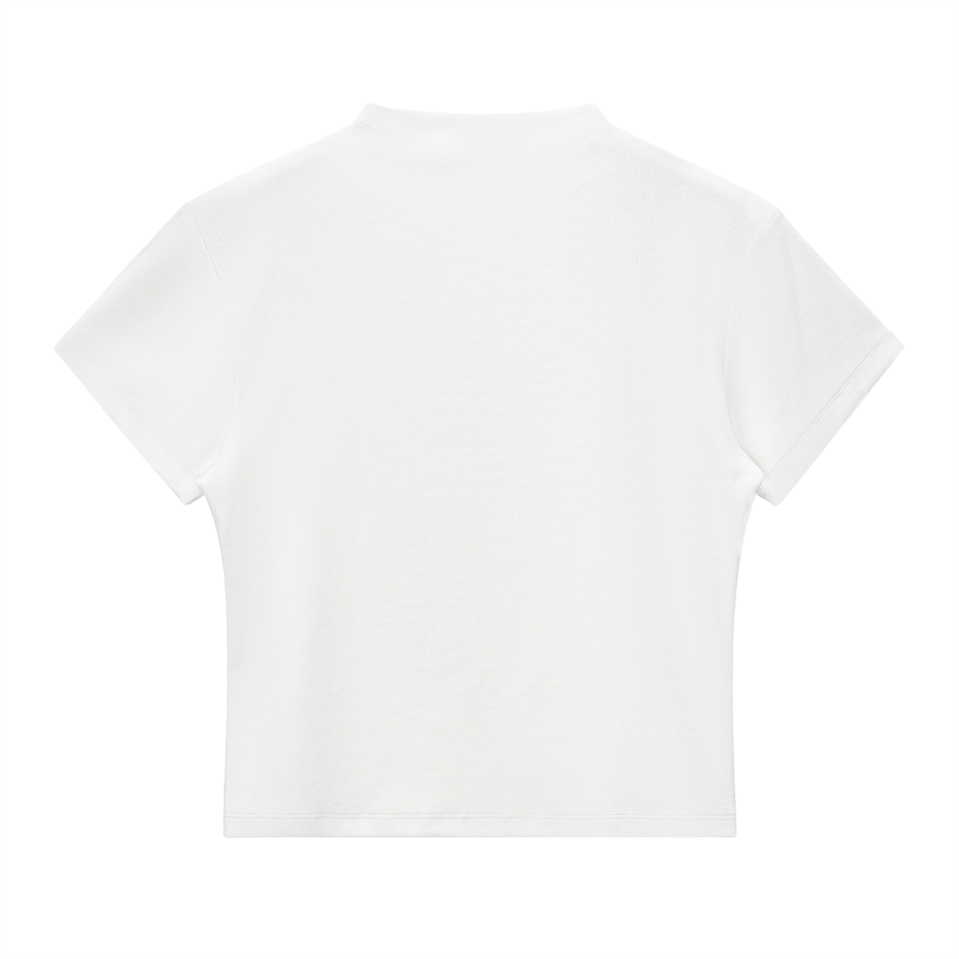 MountainStarGalaxy Women’s Essential Slim Fit Mock Neck T-Shirt White