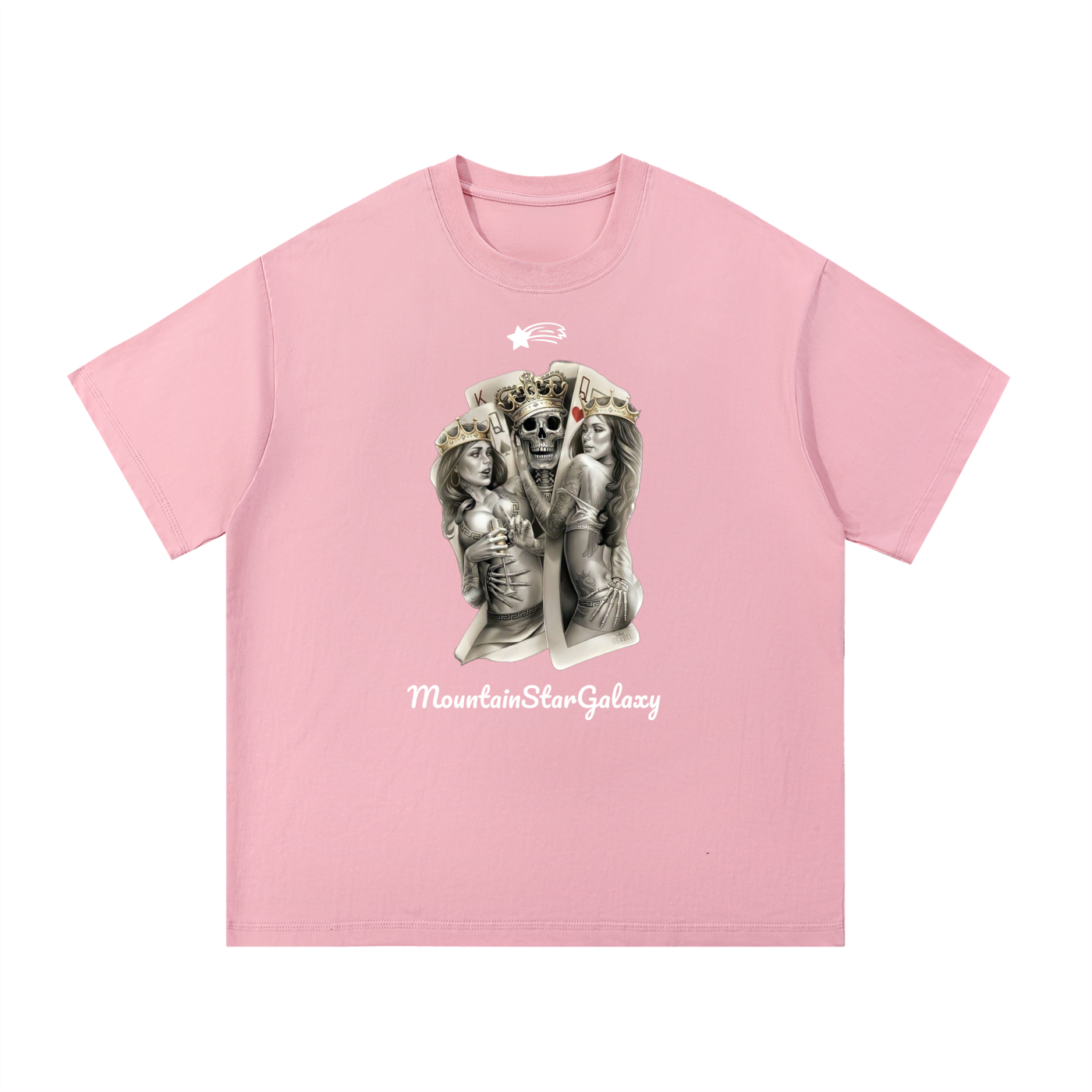 MountainStarGalaxy Unisex Essential Cotton Shirt Pink