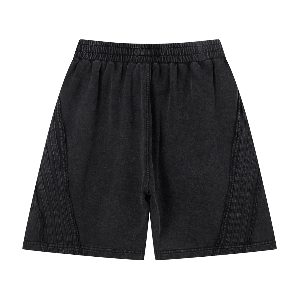 MountainStarGalaxy Unisex Vintage Wash Raw Edge Shorts