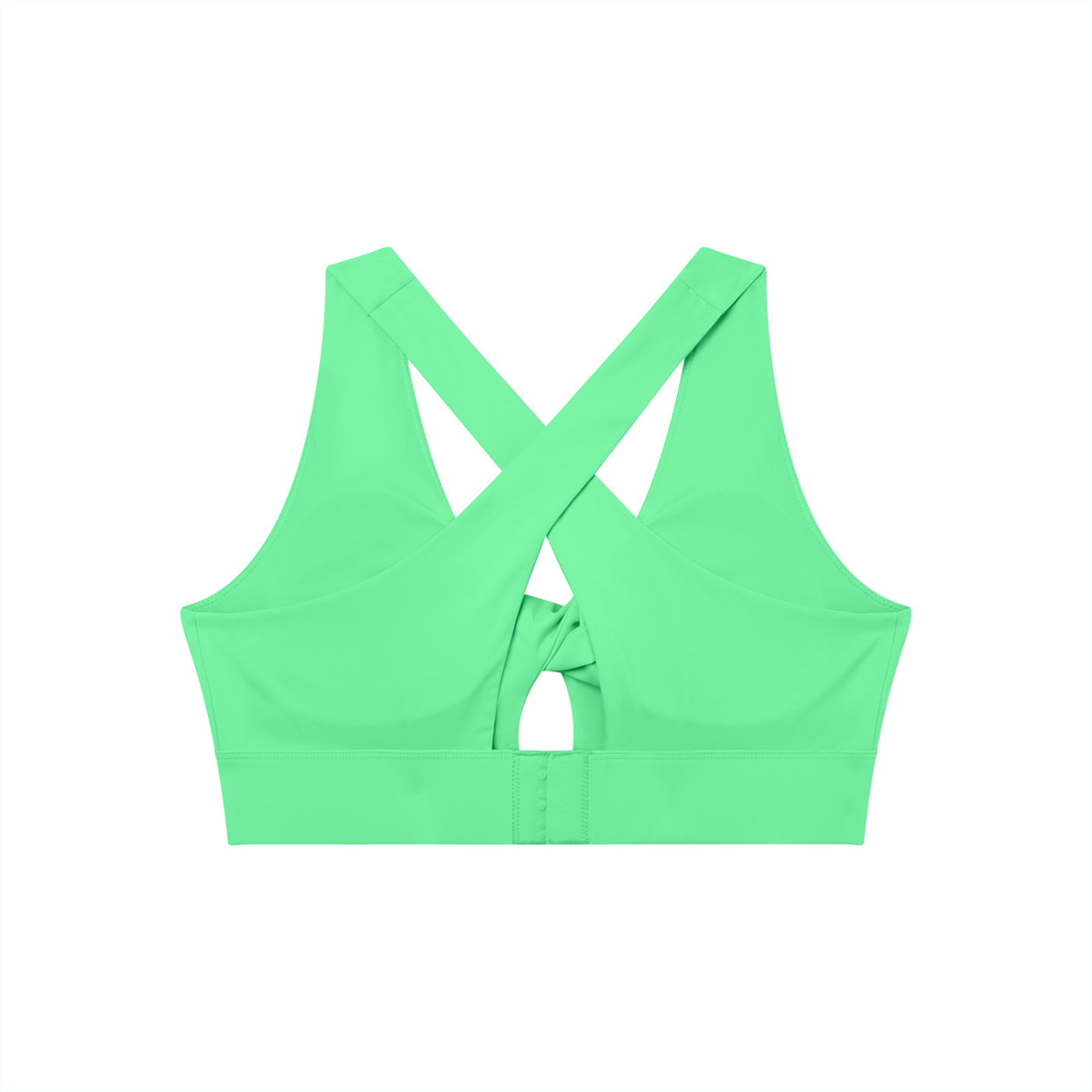 MountainStarGalaxy Women's Twist Front V-Neck Sports Bra