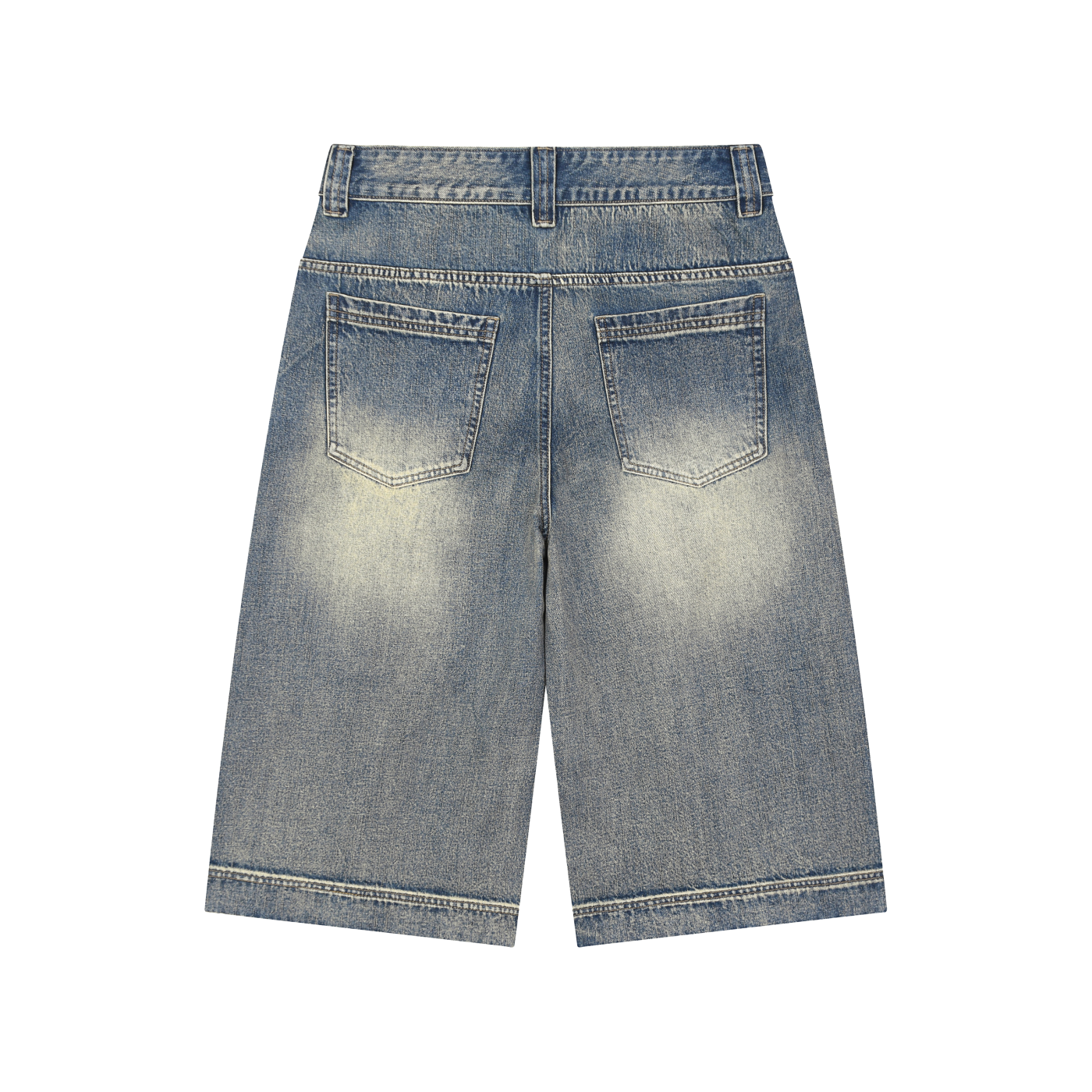 MountainStarGalaxy Vintage Wash Baggy Denim Shorts