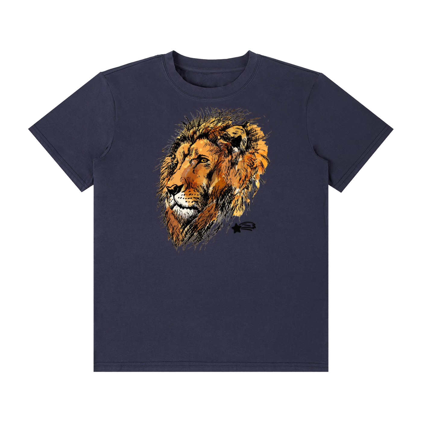 MountainStarGalaxy Unisex Classic Crew Neck Cotton T-Shirt