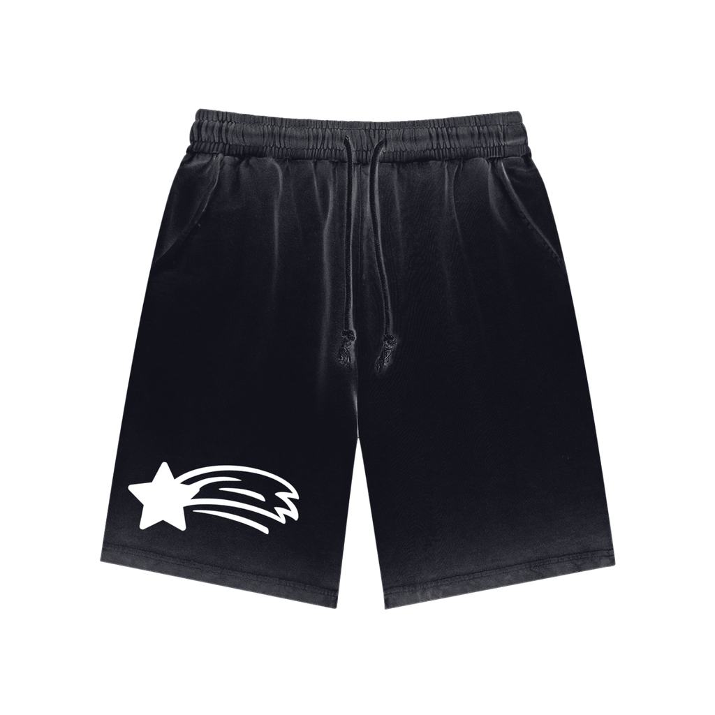 MountainStarGalaxy Unisex Reverse Dyed Sweatshorts Black