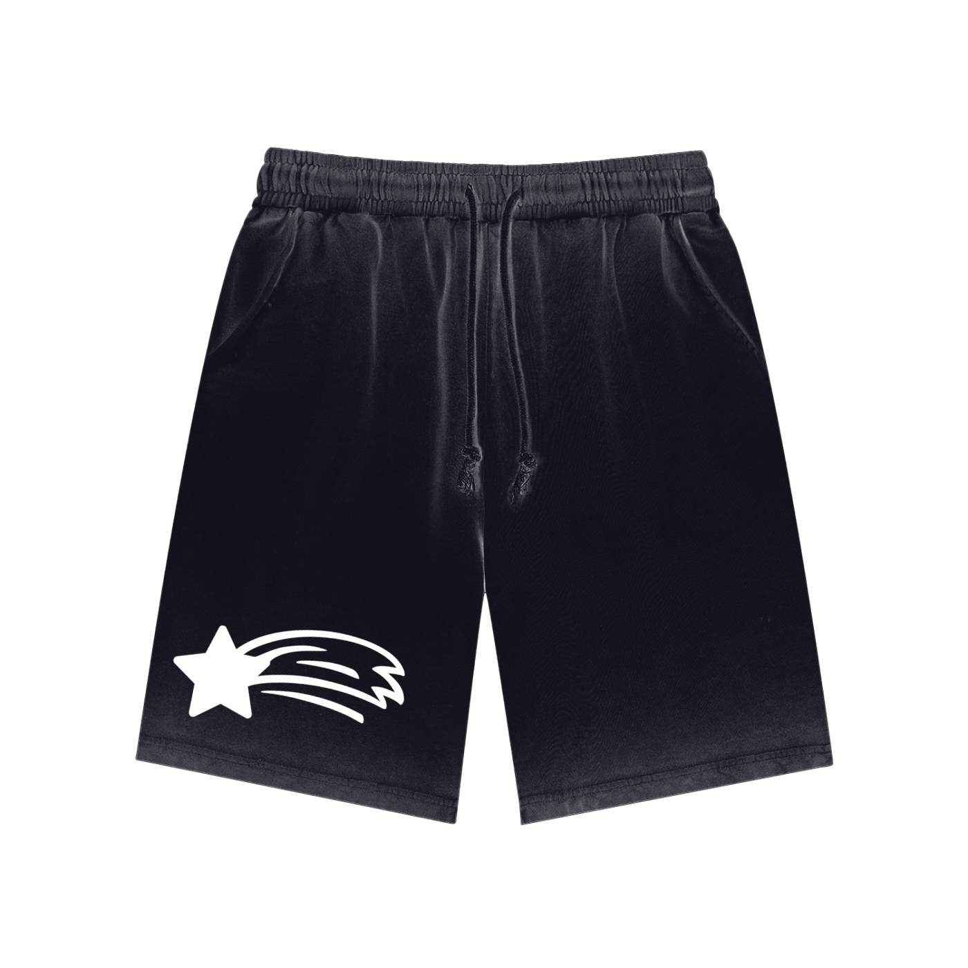 MountainStarGalaxy Unisex Reverse Dyed Sweatshorts Black