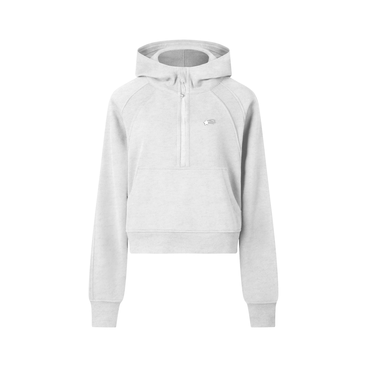MountainStarGalaxy Women’s Cropped Half-Zip Fitness Hoodie