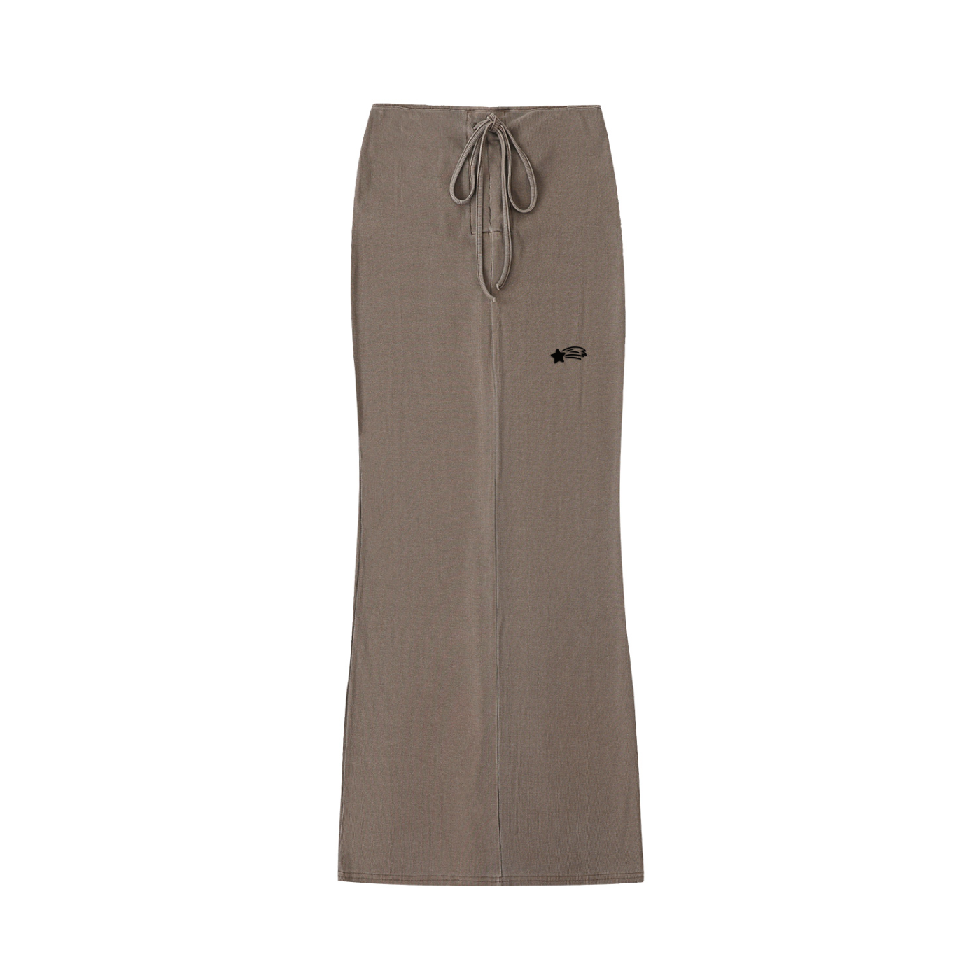 MountainStarGalaxy Women’s Dyed Washed Drawstring Maxi Skirt