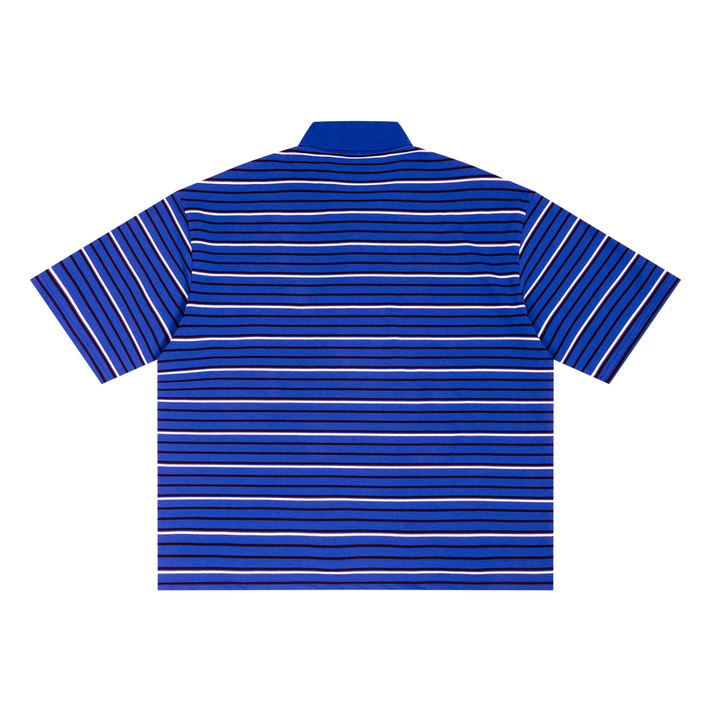 MountainStarGalaxy Unisex Striped Boxy Collared Polo Shirt