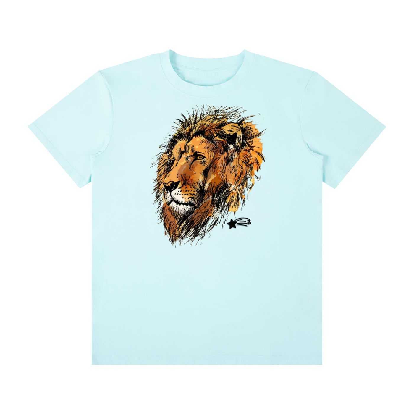 MountainStarGalaxy Unisex Classic Crew Neck Cotton T-Shirt