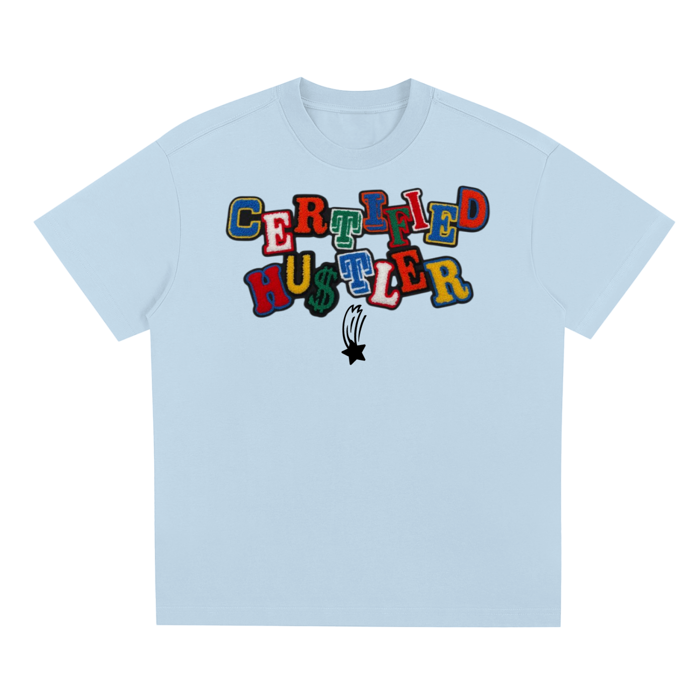 MountainStarGalaxy Unisex Sorona Quick-Dry Cooling T-Shirt Sky Blue