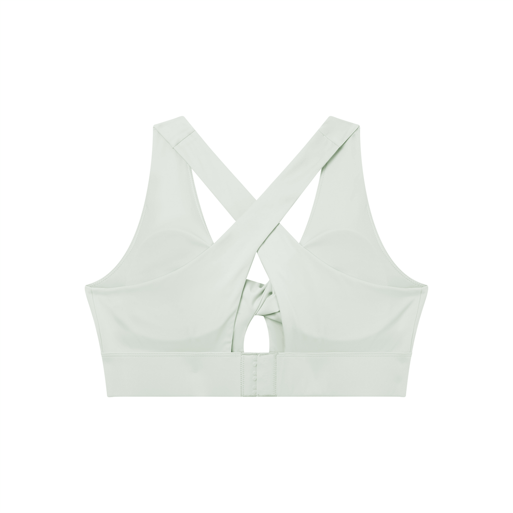 MountainStarGalaxy Women's Twist Front V-Neck Sports Bra
