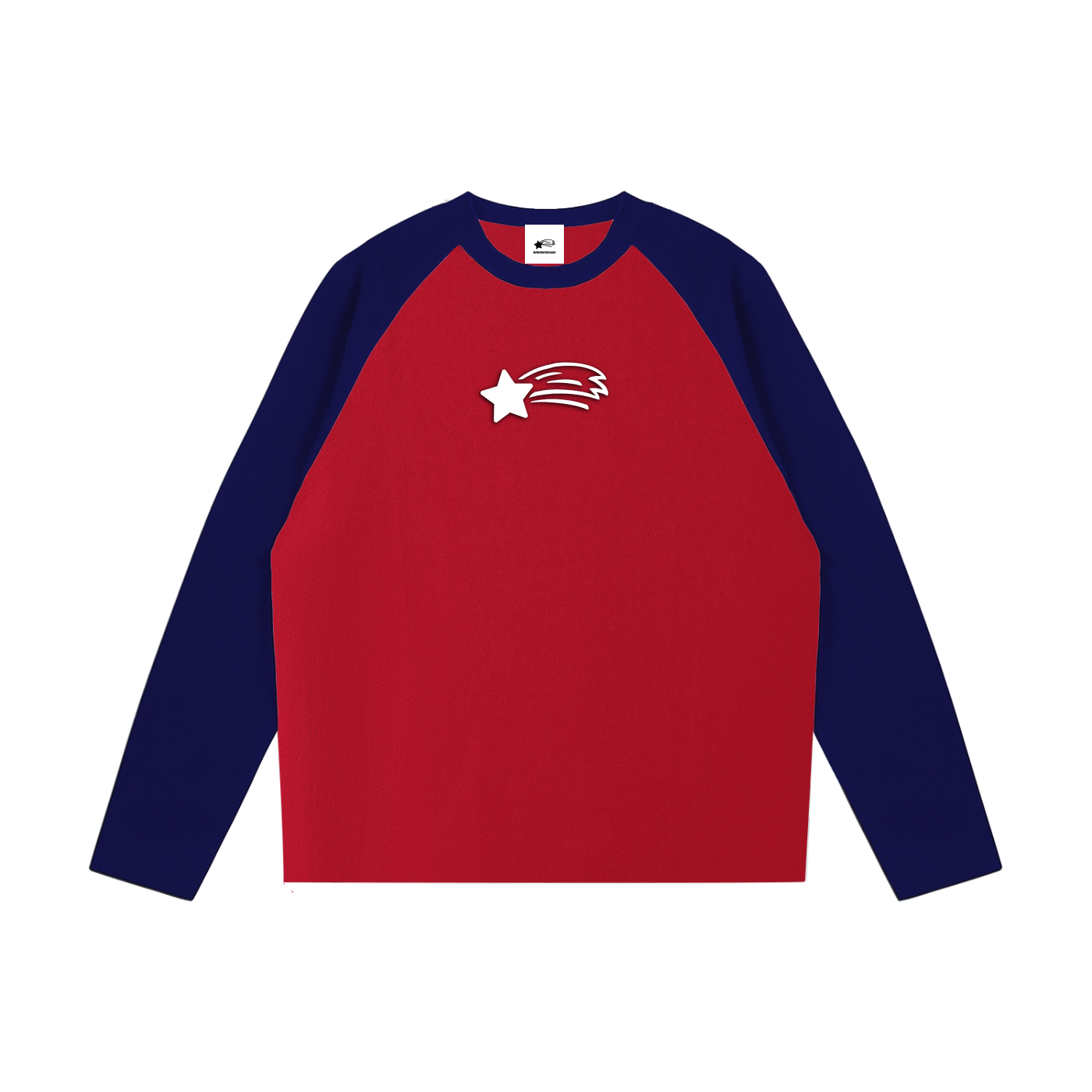 MountainStarGalaxy unisex Color-Blocked Raglan Long-Sleeve T-Shirt