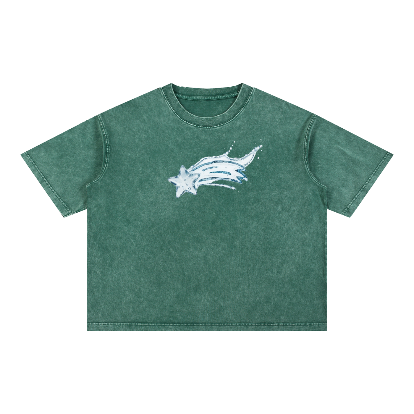MountainStarGalaxy Mineral Wash Boxy Cotton T-Shirt