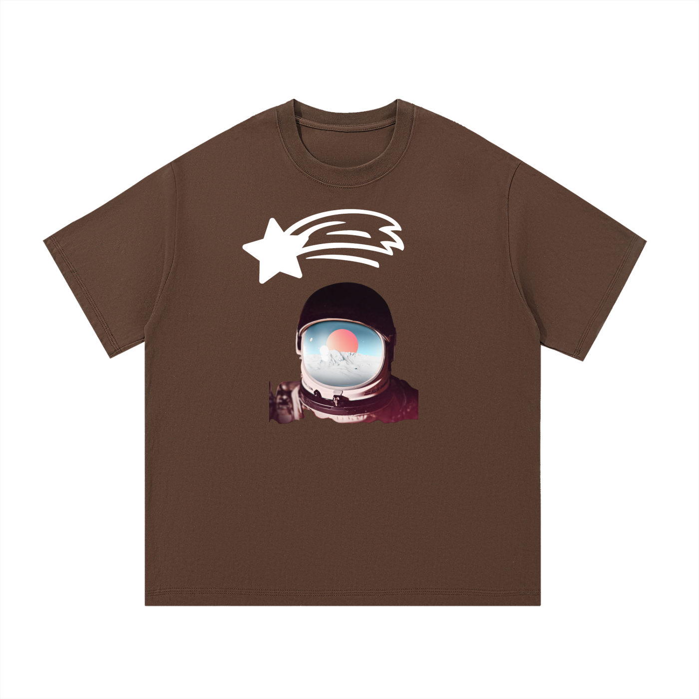 MountainStarGalaxy Unisex Essential Cotton Shirt Coffee