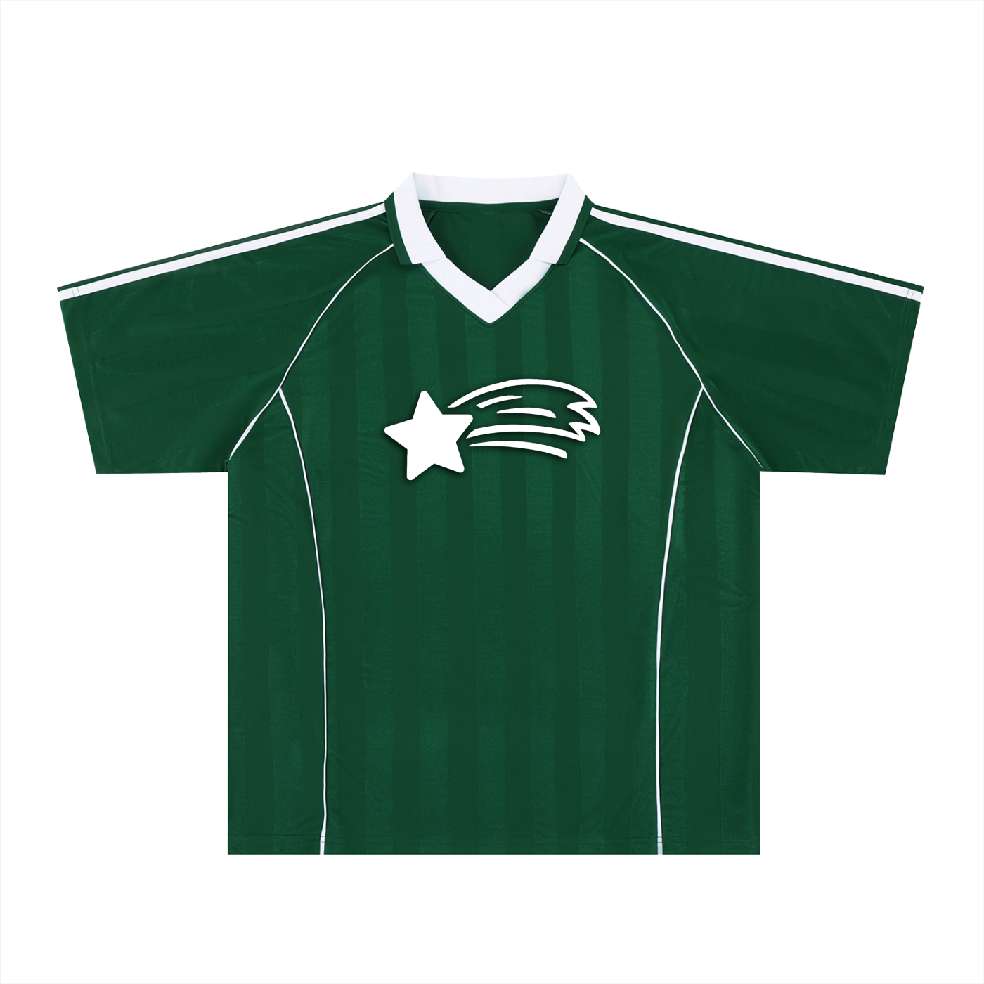 MountainStarGalaxy Shadow Stripe Collared Soccer Jersey