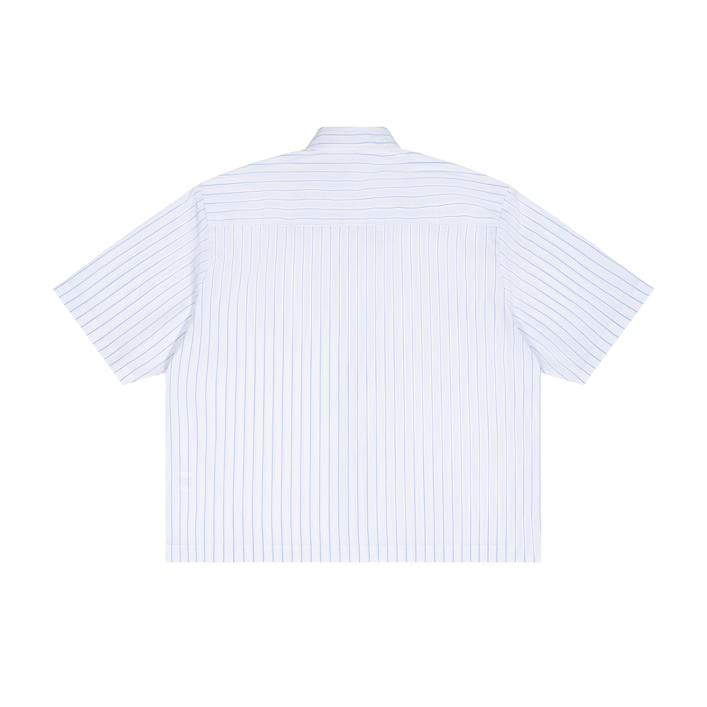MountainStarGalaxy Unisex Striped Boxy Button-Up Shirt